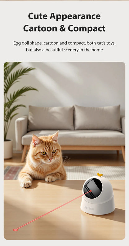 Automatic Cat Laser Toy Interactive 360° Adjustable Electric Cat Toy For Kitty Dog Indoor Smart Teasing Laser Cat Toys