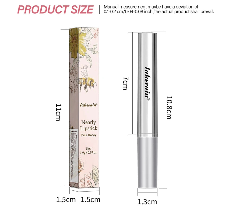 Lipstick Lip Balm Natural Color Creamy Texture Long Lasting Moisturizing  Nourishing Lip Care Gloss Cosmetic