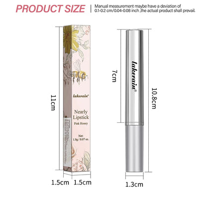 Lipstick Lip Balm Natural Color Creamy Texture Long Lasting Moisturizing  Nourishing Lip Care Gloss Cosmetic