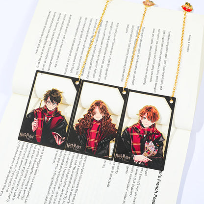 Harry Potter Retro Metal Bookmarks - Magic World Collectibles, Reading Companions and Exquisite Gifts for Book Lovers