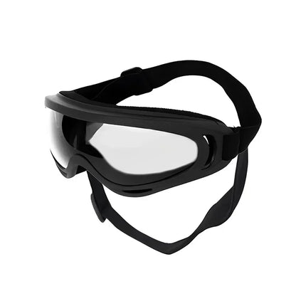Pet Goggles Adjustable Anti UV Glare Windproof Sunglasses for Dogs Outdoor Hiking Running Beach All Breeds Eye Protection Black