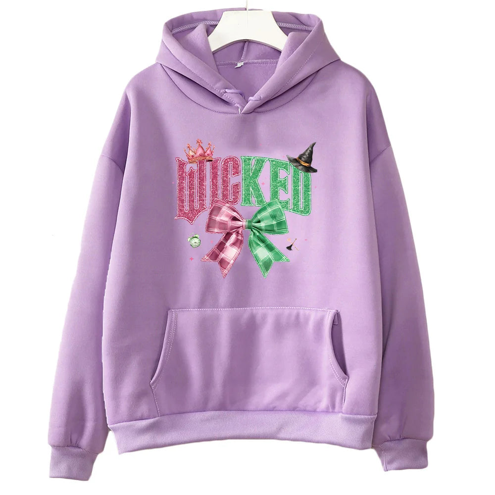 Wicked for Good Hoodies Wicked Musical Movie Fan Valentine Gift Hoody Fashion Women Men Aesthetic Autumn Winter Pullover Clothes