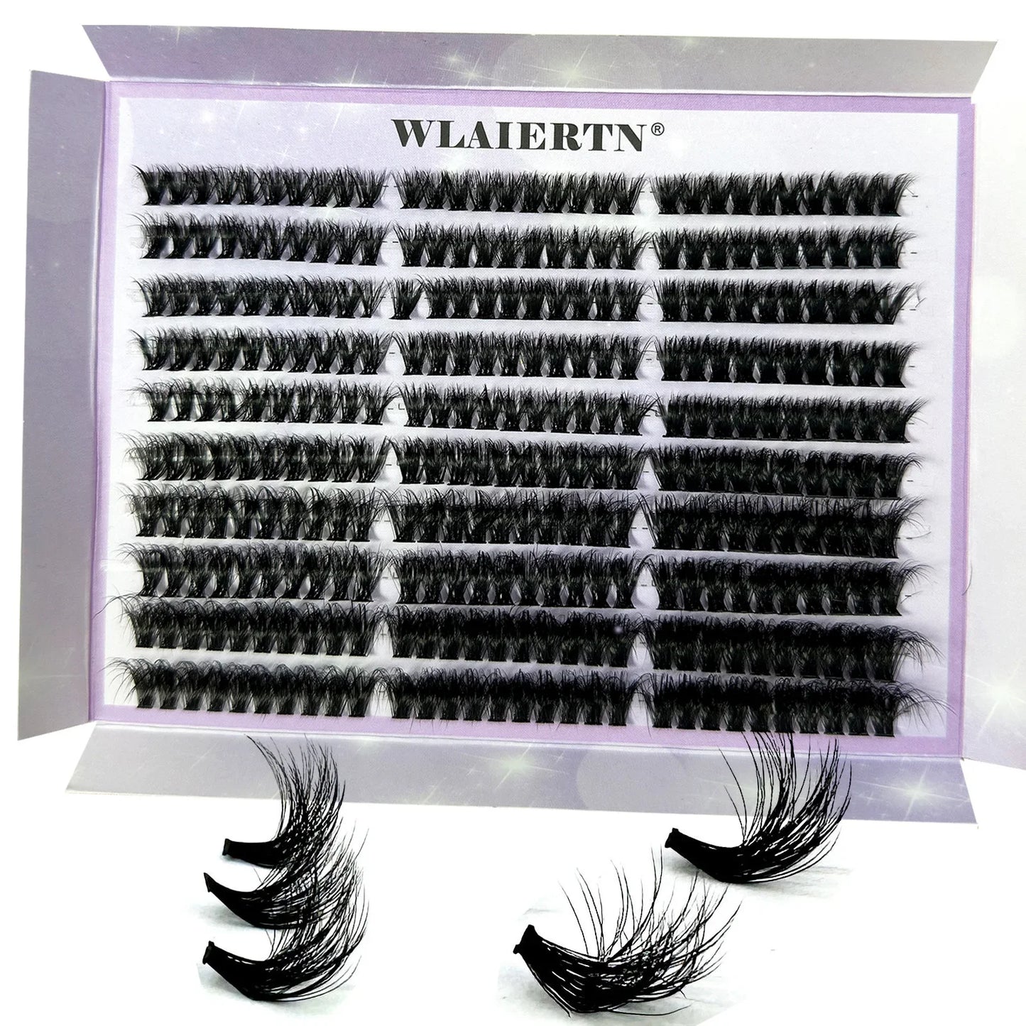 120PCS 5D Fluffy Cluster Lashes 30D-100D Natural Thick Eyelash Clusters Individual Lashes DIY Eyelashes Extension Makeup