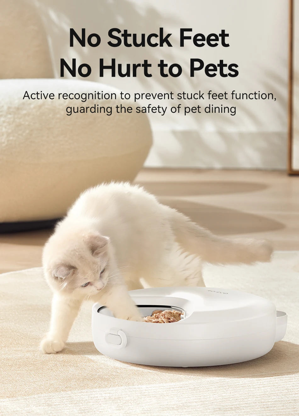 Automatic Pet Feeder 4 Meals For Wet Dry Food Feeding Wireless Smart Kibble Dispenser Cat Dog Multifunctional Cat Feeder