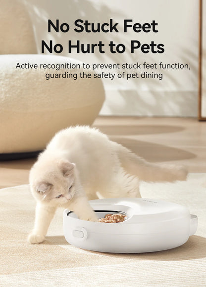 Automatic Pet Feeder 4 Meals For Wet Dry Food Feeding Wireless Smart Kibble Dispenser Cat Dog Multifunctional Cat Feeder