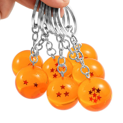 Japanese Anime Dragon Ball Keychain Figurine Toy Key Ring Pendant Car Keychain Gift Accessory
