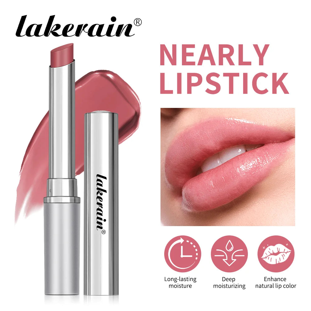 Lipstick Lip Balm Natural Color Creamy Texture Long Lasting Moisturizing  Nourishing Lip Care Gloss Cosmetic