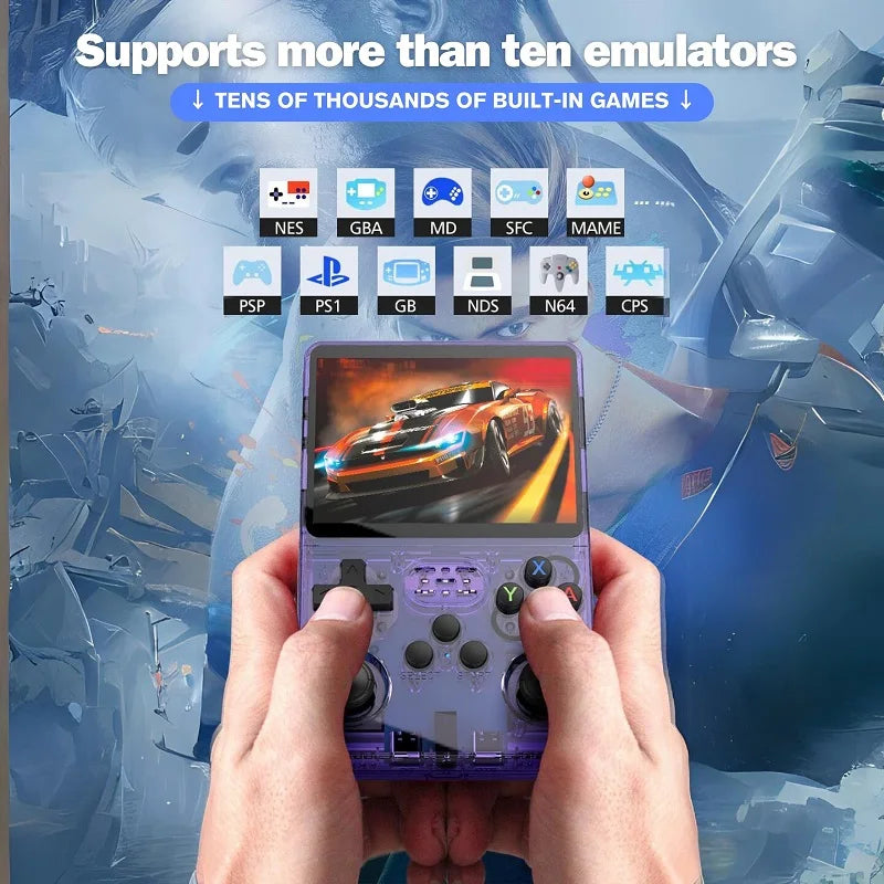Retro Game Console Arkos System 3.5" IPS Screen Portable Pocket Player 64GB 15000+128G 20000+ Games best gaming lover gifts